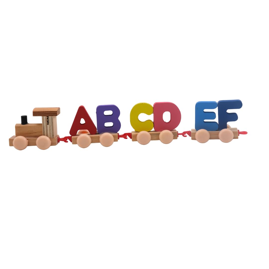 Wooden Alphabet Train for Kids – ABCD Learning Toy - Image 2